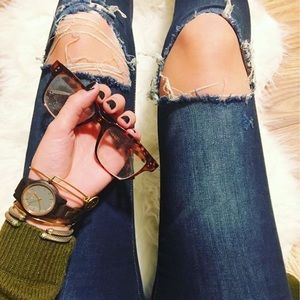 BLANK NYC distressed denim